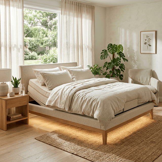 Peace Lily Adjustable Bed